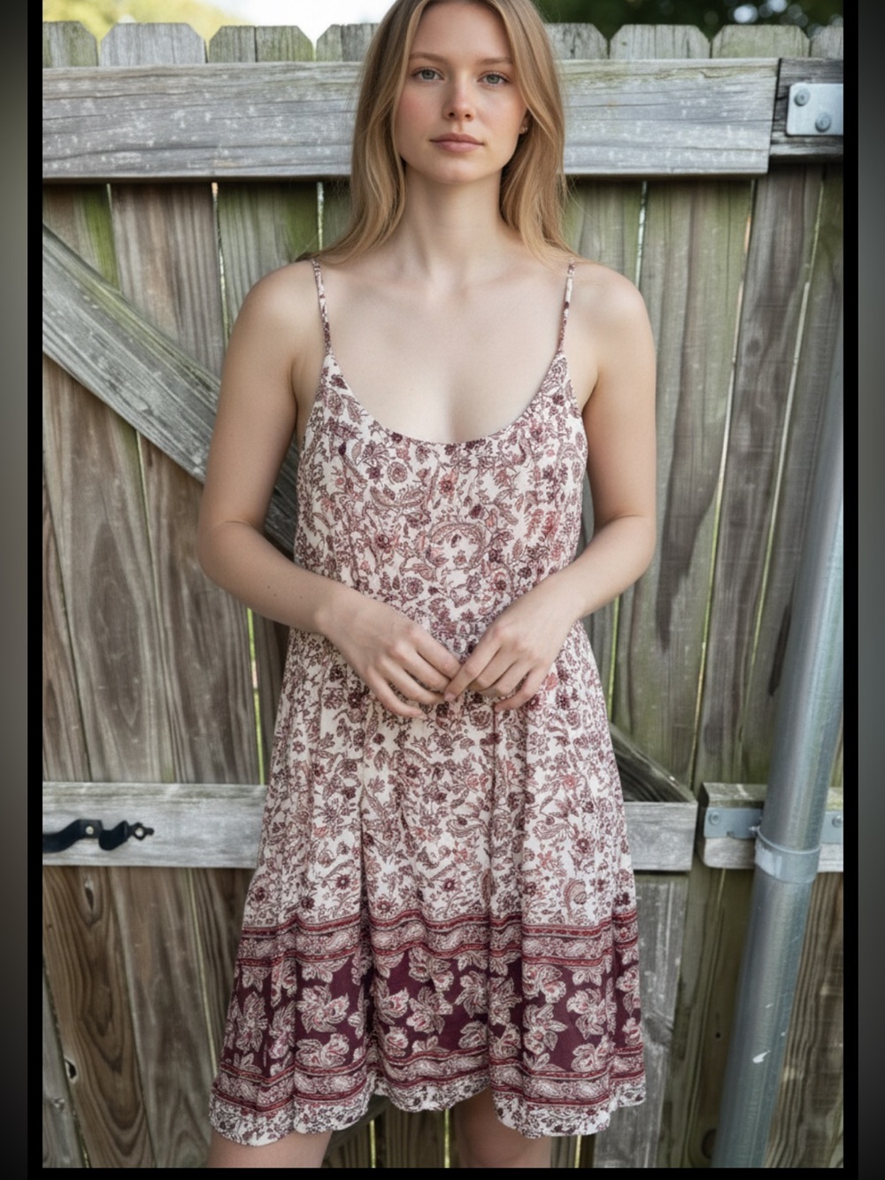 👗Mittoshop Floral Dress in Pink and Brown